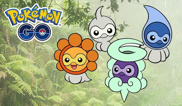 Castform tiene en total cuatro formas en Pokémon GO. Foto: composición LR/Niantic