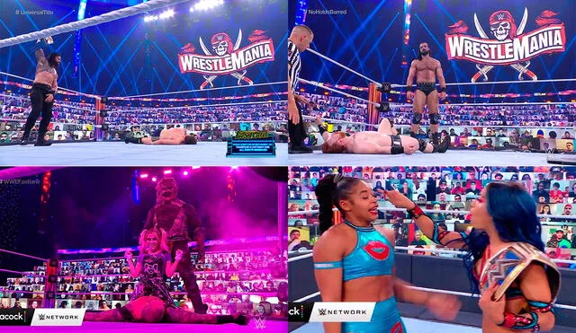 Fastlane 2021 no tuvo ningún cambio de titulo y las historias se siguen consolidando de cara a WrestleMania 37. Foto: WWE