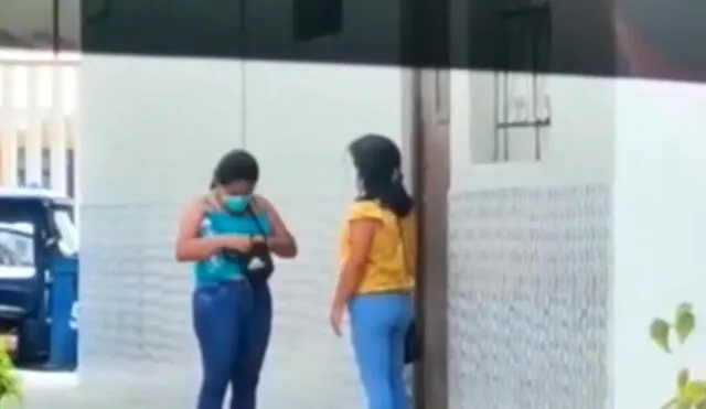 Antes de ser detenida, Policía hizo seguimiento a la falsa trabajadora de salud. Foto: captura de Latina Noticias