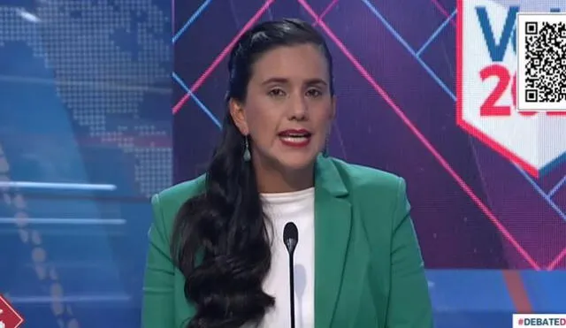 Verónika Mendoza ganó el debate presidencial, según la votación de la web Captura: Canal 4.
