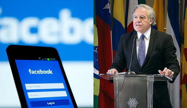 El acuerdo fue certificado por Luis Almagro, secretario general de la OEA, y el vicepresidente de Asuntos Globales y Comunicaciones de Facebook, Nick Clegg. Foto: composición/EFE Y difusión