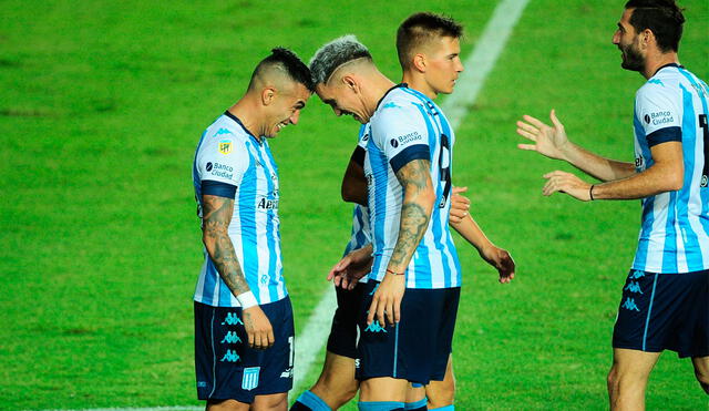 Racing venció a Argentinos Juniors por la fecha 6 de la Copa de la Liga Profesional. Foto: Twitter / @DiarioOle