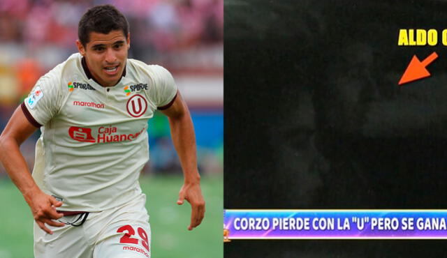 Aldo Corzo fue titular en la derrota de Universitario frente a Cantolao. Foto: Liga 1/Magaly TV