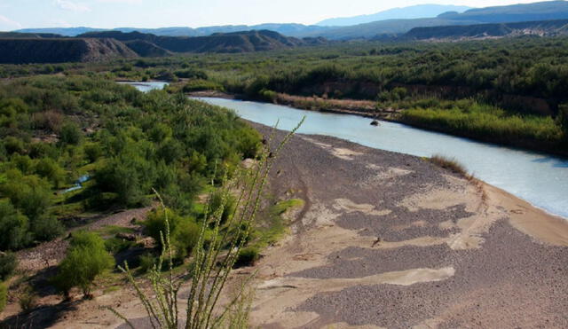 El Río Grande separa a México de Estados Unidos. Foto: difusión