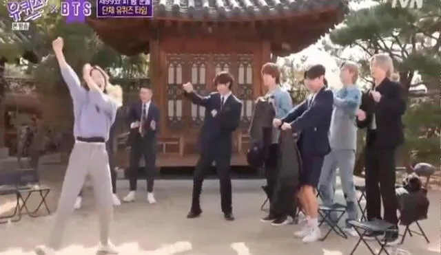 ARMY sorprendió a BTS con coreografía de "Mic drop" y "Dynamite". Foto: captura tvN