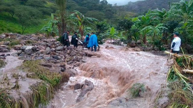 Lluvias han ocasionado desborde ríos, carreteras intransitables y chacras inundadas en Cajamarca. Foto: GRC
