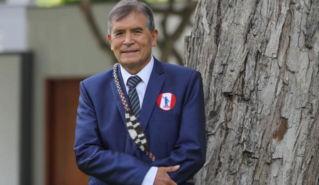 Ciro Gálvez fundó Renacimiento Unido Nacional en 1993 y postula a la presidencia con este partido. Foto: Andina