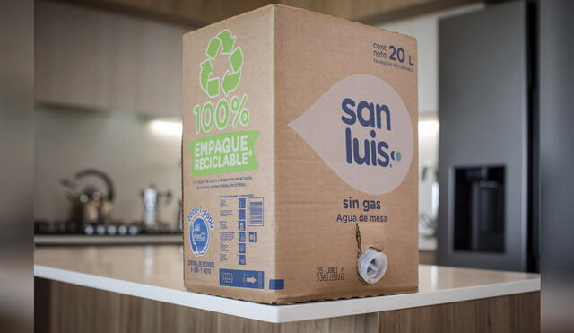 Caja reciclable cuenta con el Sello Perú Limpio. Foto: difusión