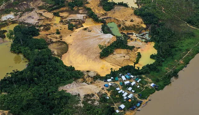La investigación advierte que la actividad ilegal de extracción de oro pone en peligro la vida de los indígenas de la región y los pueblos no contactados. Foto: ISAJHAY