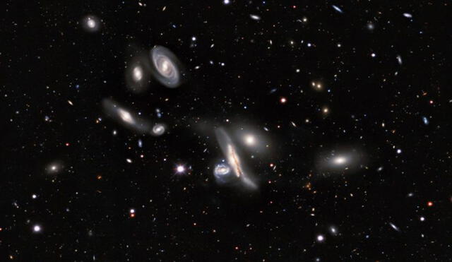 Equipo de astrónomos detectó que la materia 'perdida' llenaba el espacio entre las galaxias. Imagen referencial: NSF