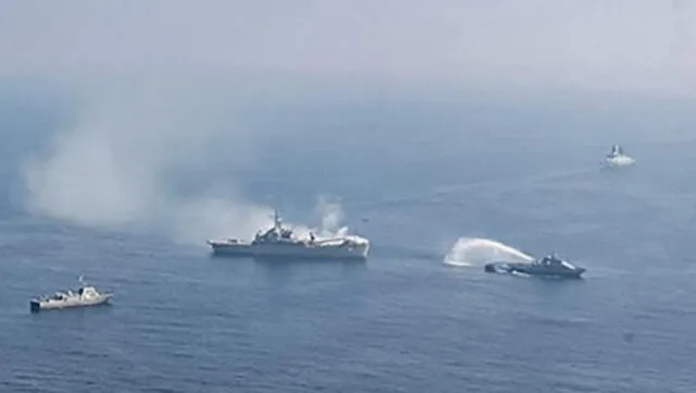 A finales de febrero, el portavehículos MV Helios Ray, perteneciente a la compañía israelí Ray Shipping Ltd. Foto: AFP