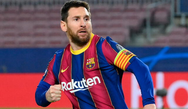 Lionel Messi lleva 29 goles anotados en la temporada 2020/21. Foto: AFP
