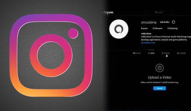 Instagram no cuenta con un método práctico para aplicar el modo oscuro en su versión web, pero la funcionalidad está ahí. Foto: Muy Computer