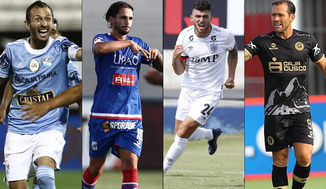 Calcaterra, Rodríguez, Monges y Montes son algunos jugadores que destacaron en la fecha 2 de la Liga 1. Foto: Twitter/Composición
