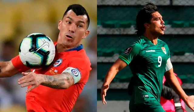 Chile vs. Bolivia empieza a las 10.00 p. m. (hora chilena) y 9.00 p. m. (hora boliviana). Foto: composición / AFP / EFE