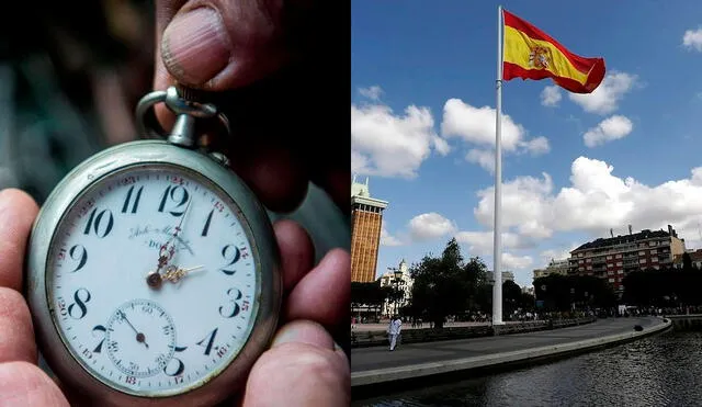 La población de España deberá adelantar sus relojes una hora para entrar al horario de verano. Foto: composición / EFE