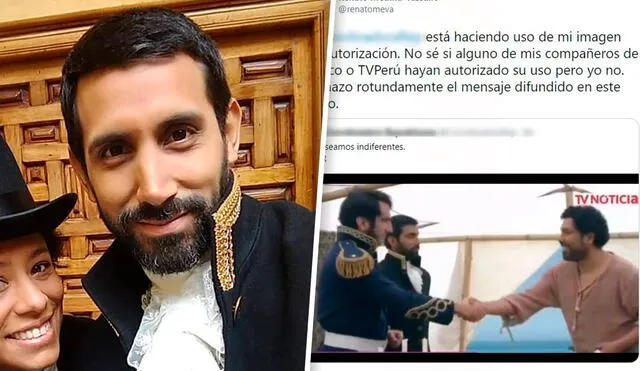 El actor rechazó haber autorizado el uso de su imagen y de la producción nacional en un video con aparente fin político. Foto: Renato Medina-Vassallo/Instagram