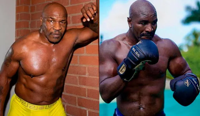 De confirmarse, esta sería la tercera pelea entre Mike Tyson y Evander Holyfield. Foto: composición/Instagram
