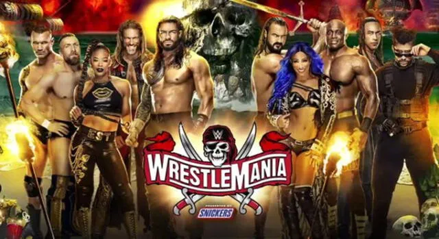 Las fechas de Wrestlemania 37 son 10 y 11 de abril. Foto: WWE