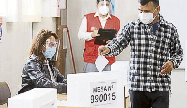 La ONPE informó que es obligatorio asistir con mascarilla y careta para votar. Foto: difusión
