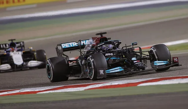 Lewis Hamilton ganó su primera carrera de la Fórmula 1 en este 2021. Foto: EFE