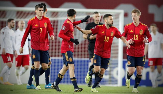 Dani Olmo rescató a España con un agónico gol. Foto: EFE