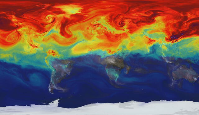 Observaciones directas confirman que la actividad humana altera el equilibrio térmico de la Tierra. Foto: NASA
