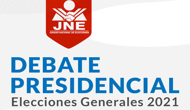 El debate presidencial 2021 del JNE ha sido dividido en tres secciones, cada una con seis candidatos. Foto: JNE_Peru/Twitter
