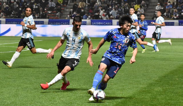 El Estadio Ciudad de Kitakyush fue escenario del Japón vs. Argentina. Foto: Twitter @Argentina