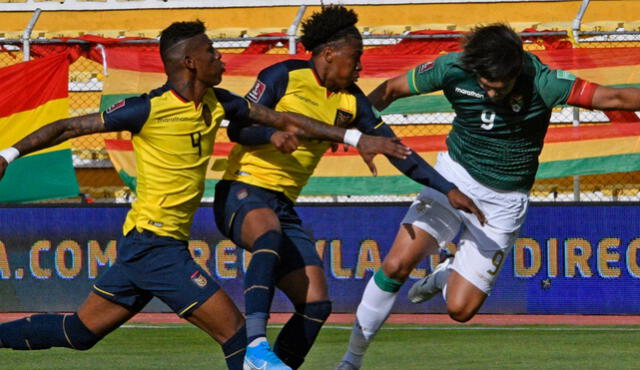Ecuador y Bolivia se vuelven a ver las caras tras las Eliminatorias Qatar 2022. Foto: EFE