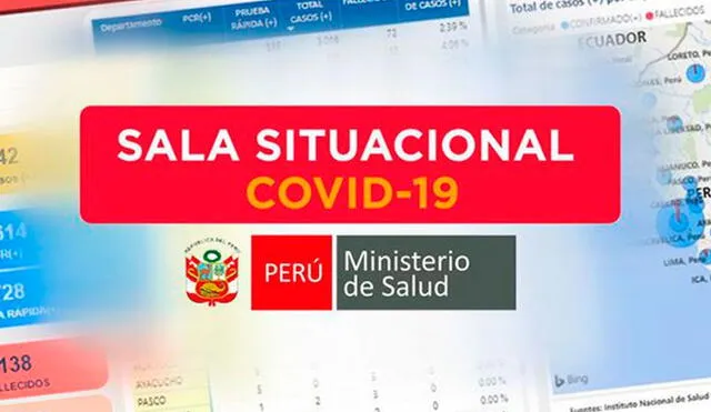 Conoce los detalles la COVID-19 en Perú en la Sala Situacional.