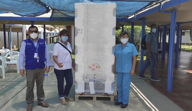 Equipos almacenarán vacunas a una temperatura de 86 grados centígrados. Foto: cortesía EsSalud