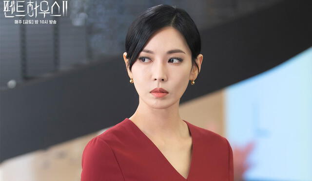 Kim So Yeon interpreta a Cheon So Jin en la serie de intriga The Penthouse. Foto: SBS