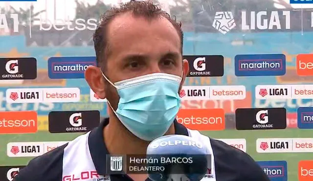 Hernán Barcos anotó su primer gol con Alianza Lima ante Cusco FC por la fecha 3 de la Liga 1 Betsson. Foto: captura Gol Perú