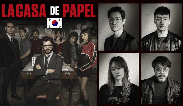 Todos los actores que darán vida al remake coreano de La casa de papel. Foto: composición LR / Netflix