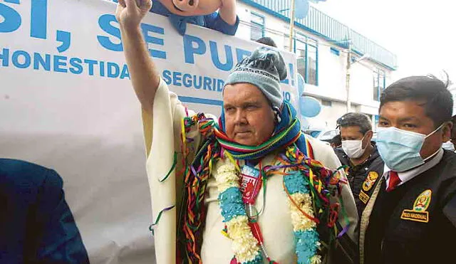 Candidato estuvo en Puno.