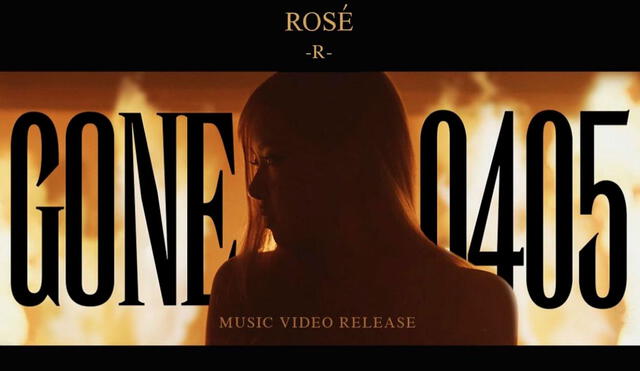 El 5 de abril será el estreno del MV "Gone" de Rosé de BLACKPINK. Foto: YG