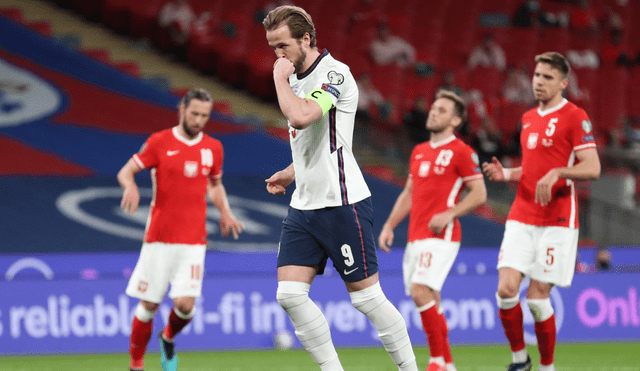 Kane abrió el marcador para Inglaterra. Foto: AFP