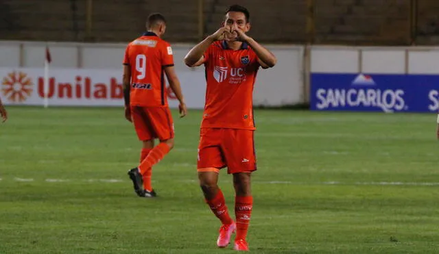 Jairo Vélez anotó en el partido ante Municipal. Foto: UCV