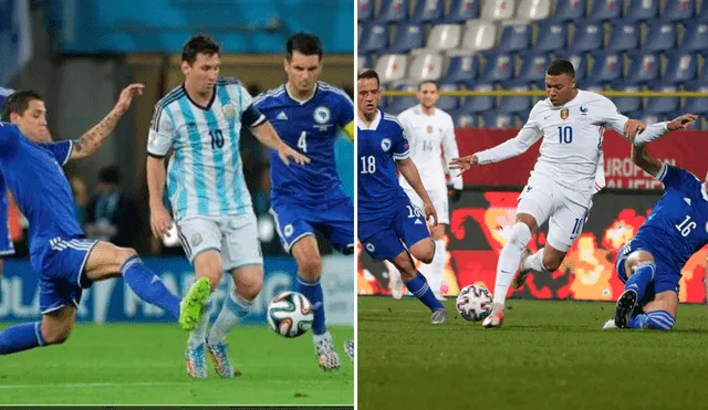 Messi enfrentó a Bosnia por el grupo F del Mundial Brasil 2014. Foto: composición/La República