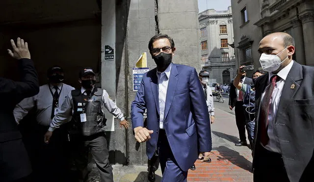 Sanción. Martín Vizcarra se enfrenta a una sanción de inhabilitación para ejercer cargo público. Foto: Jorge Cerdán / La República