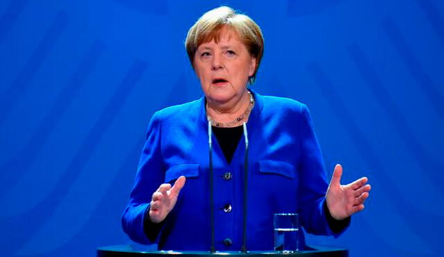La canciller alemana, Angela Merkel, de 66 años, afirmó que recibirá la vacuna de AstraZeneca cuando llegue su turno. Foto: AFP