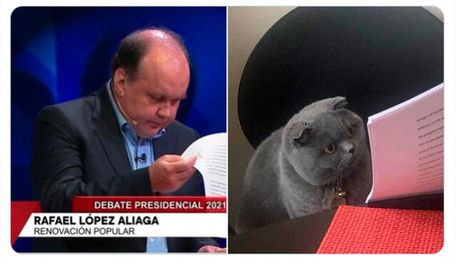 Miles de usuarios demostraron su sentido del humor al crear graciosas imágenes de los seis candidatos que participaron en el último día de debate 2021. Foto: Twitter