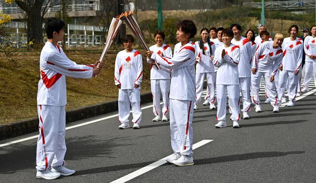 La antorcha olímpica recorrerá durante 121 día por 47 departamentos de Japón, momento previo al inicio oficial de los JO. Foto: EFE