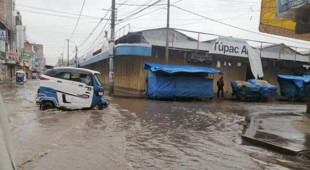 Puno. Juliaca quedó bajo el agua tras precipitaciones. Foto: La República
