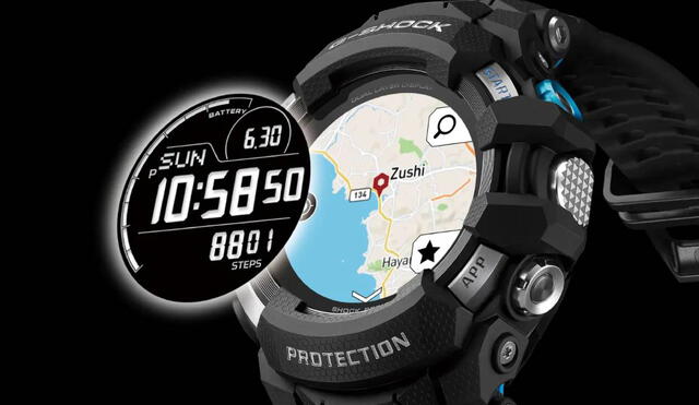El mercado de relojes inteligentes se torna interesante con la unión entre Casio y Google para un G-Shock con WearOS. Foto: Tech.Onliner