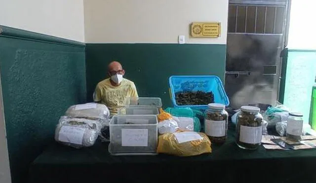 Hombre enfrentará cargos por tráfico ilícito de droga. Foto: PNP