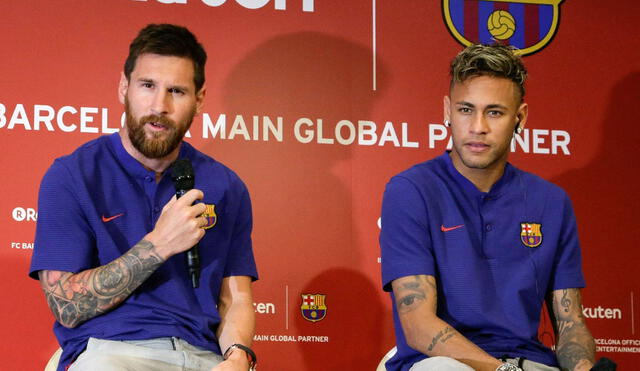 Neymar lo ganó todo en el FC Barcelona jugando al lado de Lionel Messi. Foto: EFE