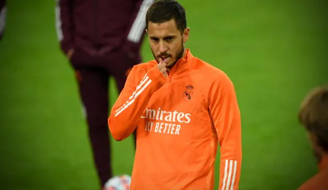 Eden Hazard se lesionó el 15 de marzo. Foto: AFP