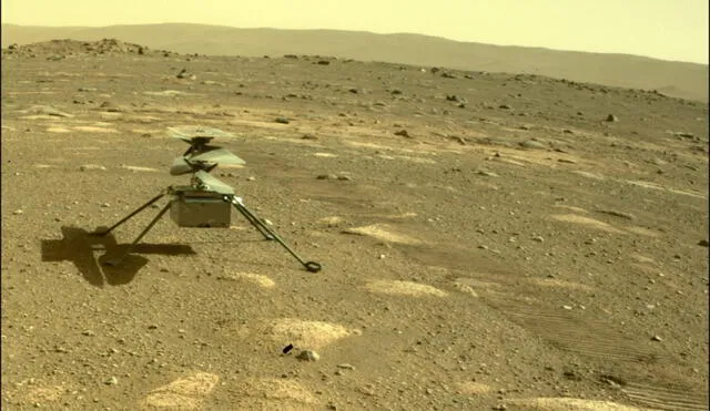 El helicóptero Ingenuity, uno de los dispositivos del rover Perseverance, tendrá duros retos: la gravedad de Marte, su atmósfera y la poca energía solar que recibirá. Foto: EFE
